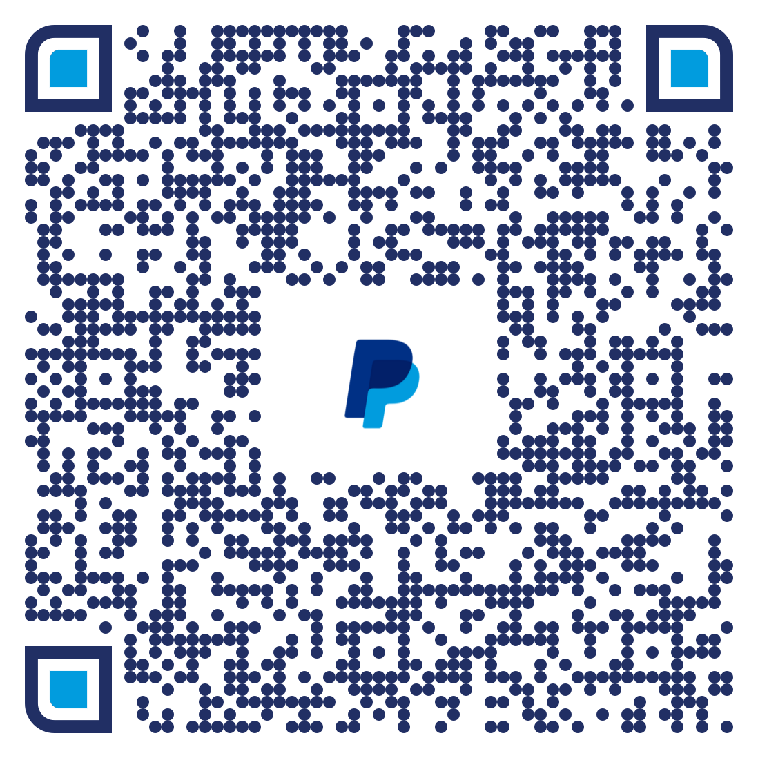 QR code for PayPal